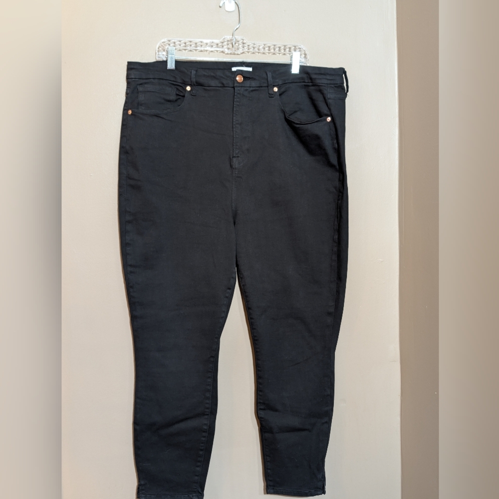 Good American Black Pants, Size 22